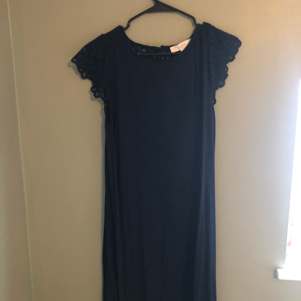 Navy Blue LOFT dress